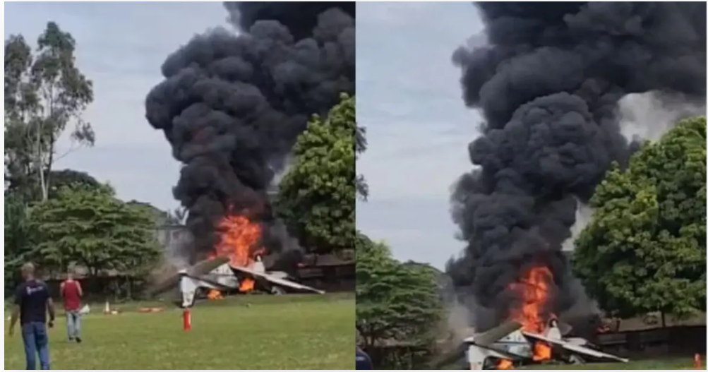 Queda de avião de pequeno porte deixa dois mortos em SP