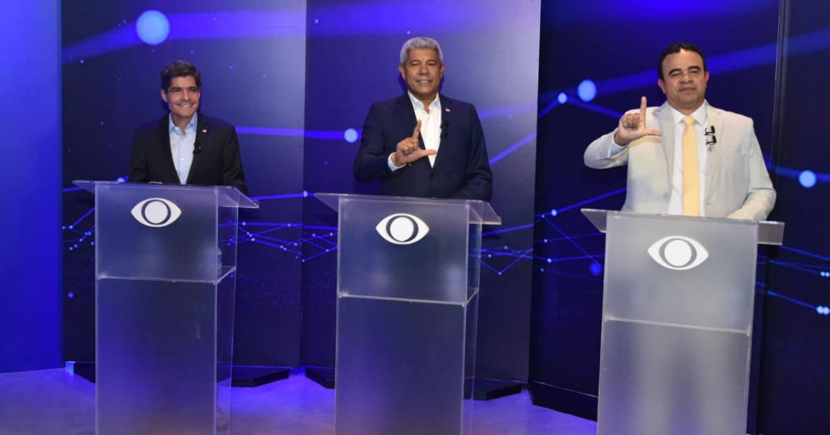 Debate da Band: ACM Neto e Mansur criticam problemas do estado, e Jerônimo foge de confronto direto