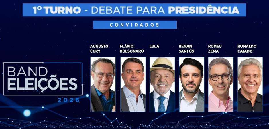 Band promove hoje primeiro debate presidencial