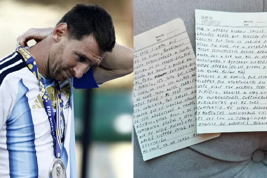 Messi anuncia aposentadoria da seleção da Argentina