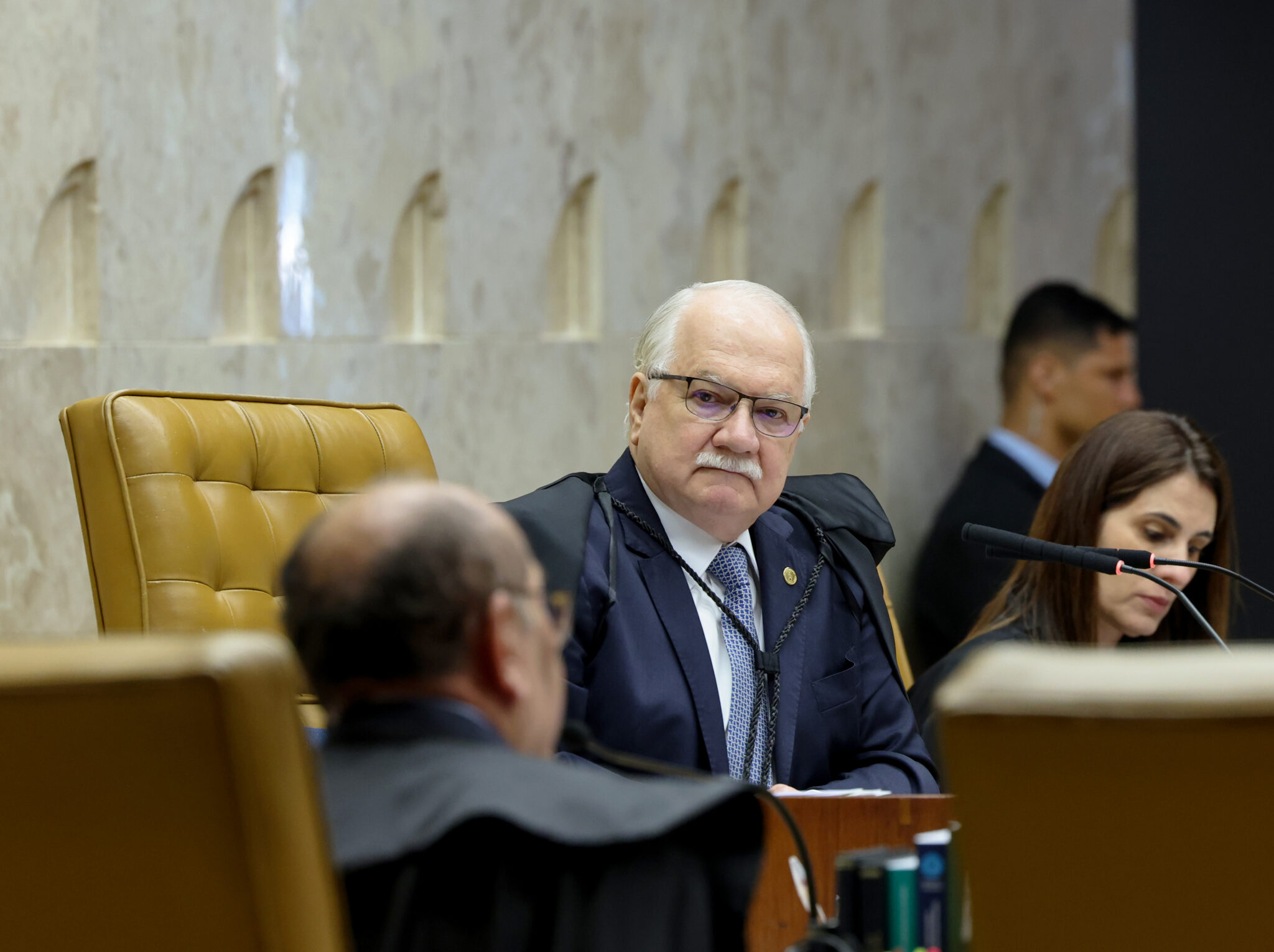 Fachin reafirma relatoria do caso Moraes, por presidir plenário